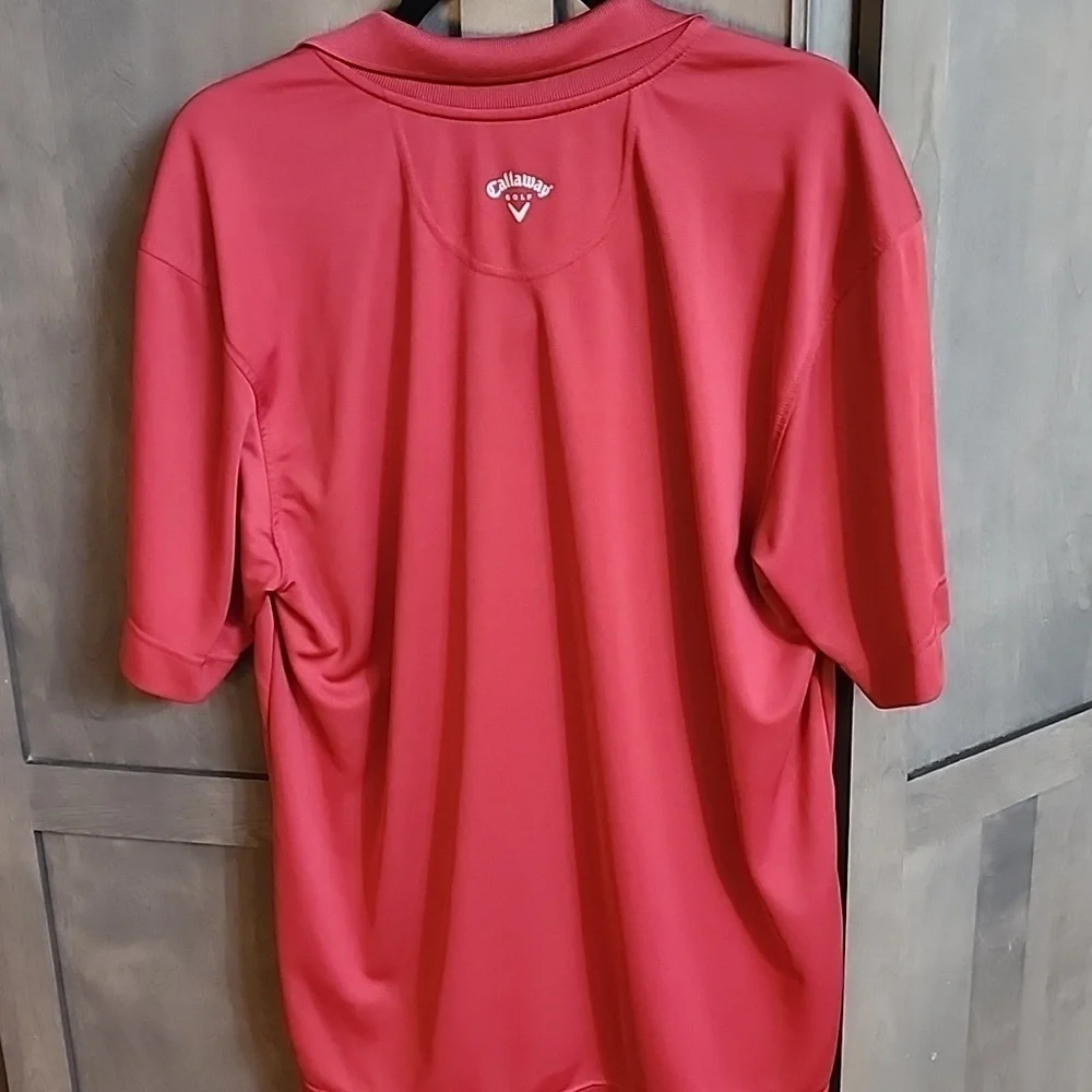 Callaway Red Performance Polo Shirt - Picture 3 of 3